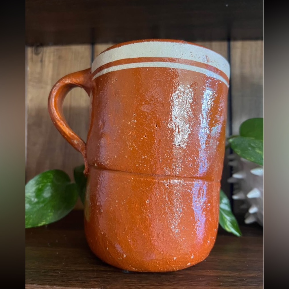 Mexican Clay Jarrito Mug - Picture 4 of 10